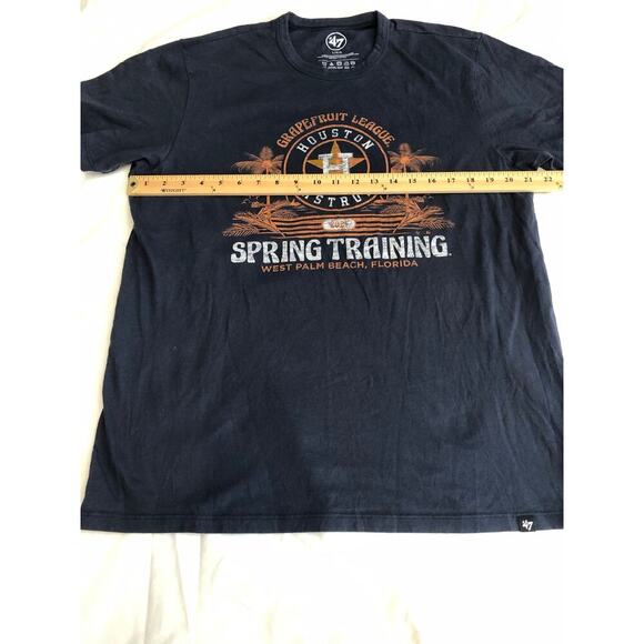 Houston Astros Shirt Size L Grapefruit League Spring Training Blue Unisex 47 Tee - Picture 4 of 6